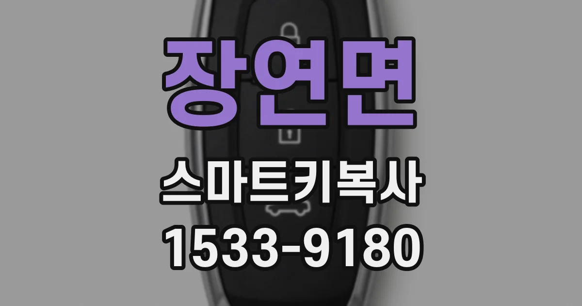 장연면 스마트키복사