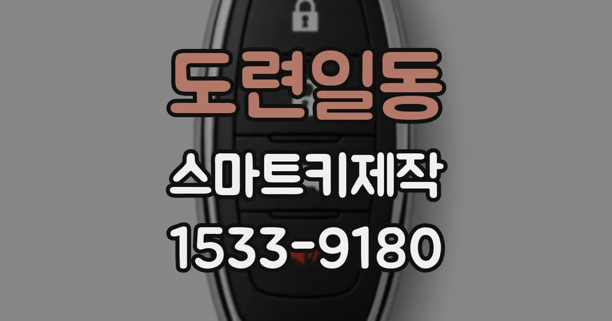도련일동 스마트키제작