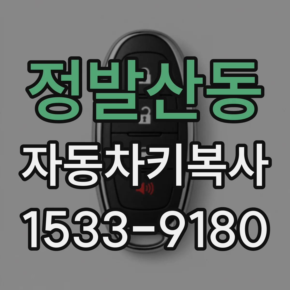 정발산동 자동차키복사