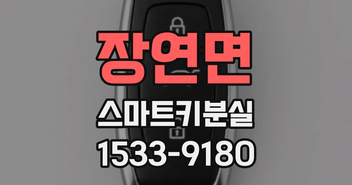 장연면 스마트키분실