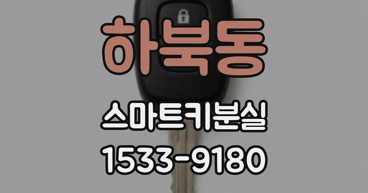 하북동 스마트키분실