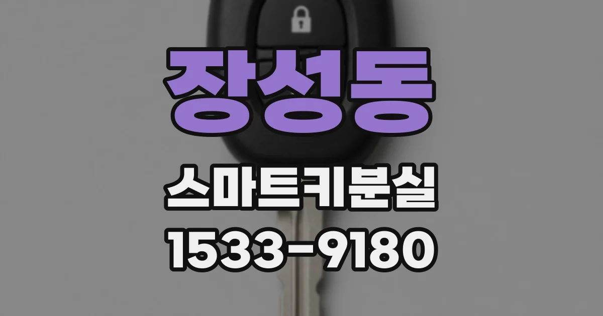 장성동 스마트키분실