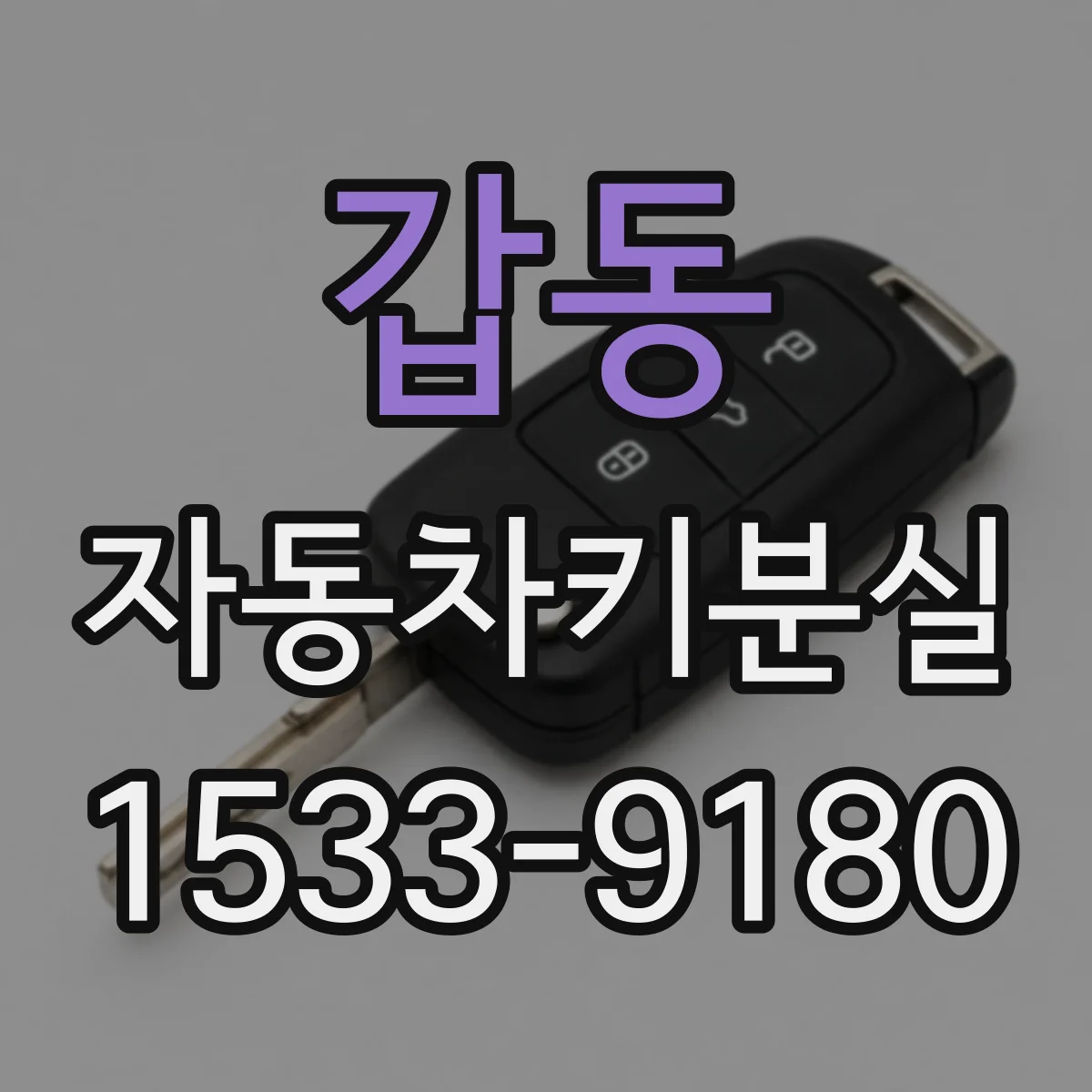 갑동 자동차키분실