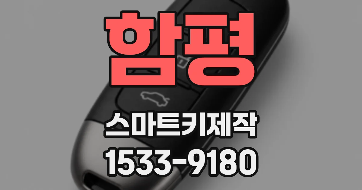 함평 스마트키제작
