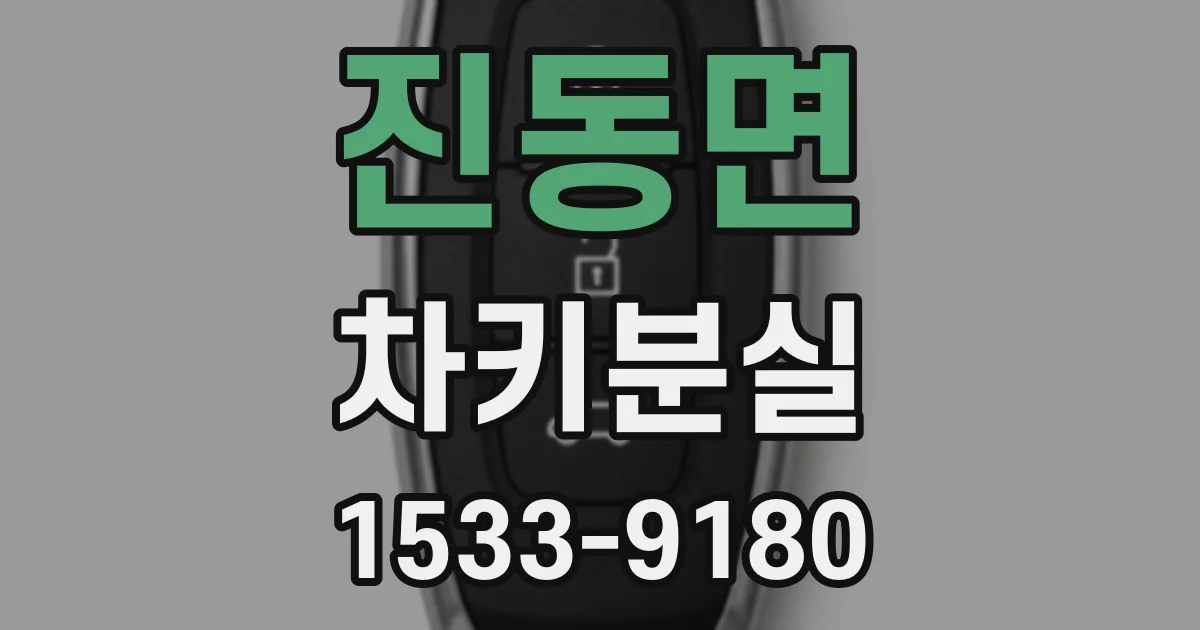 진동면 차키분실