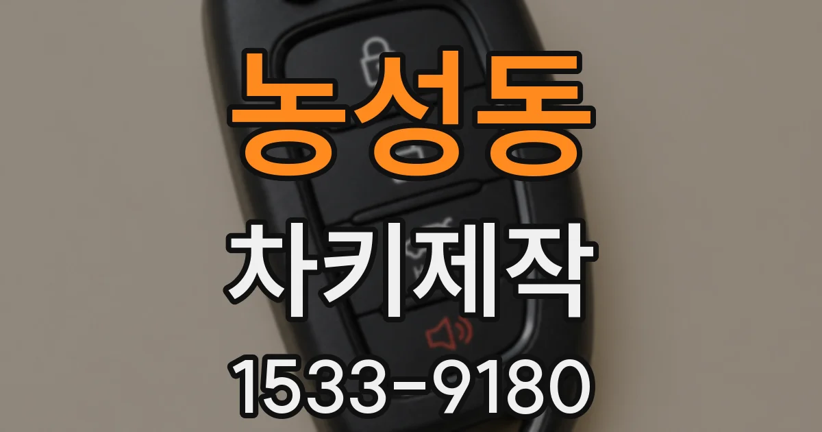 농성동 차키제작
