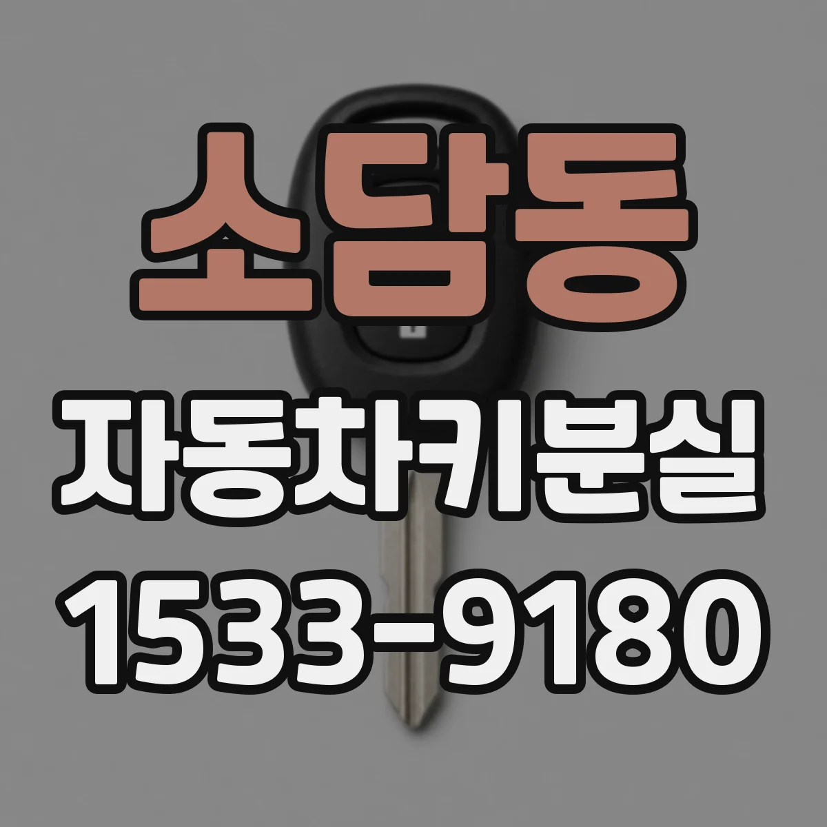 소담동 자동차키분실