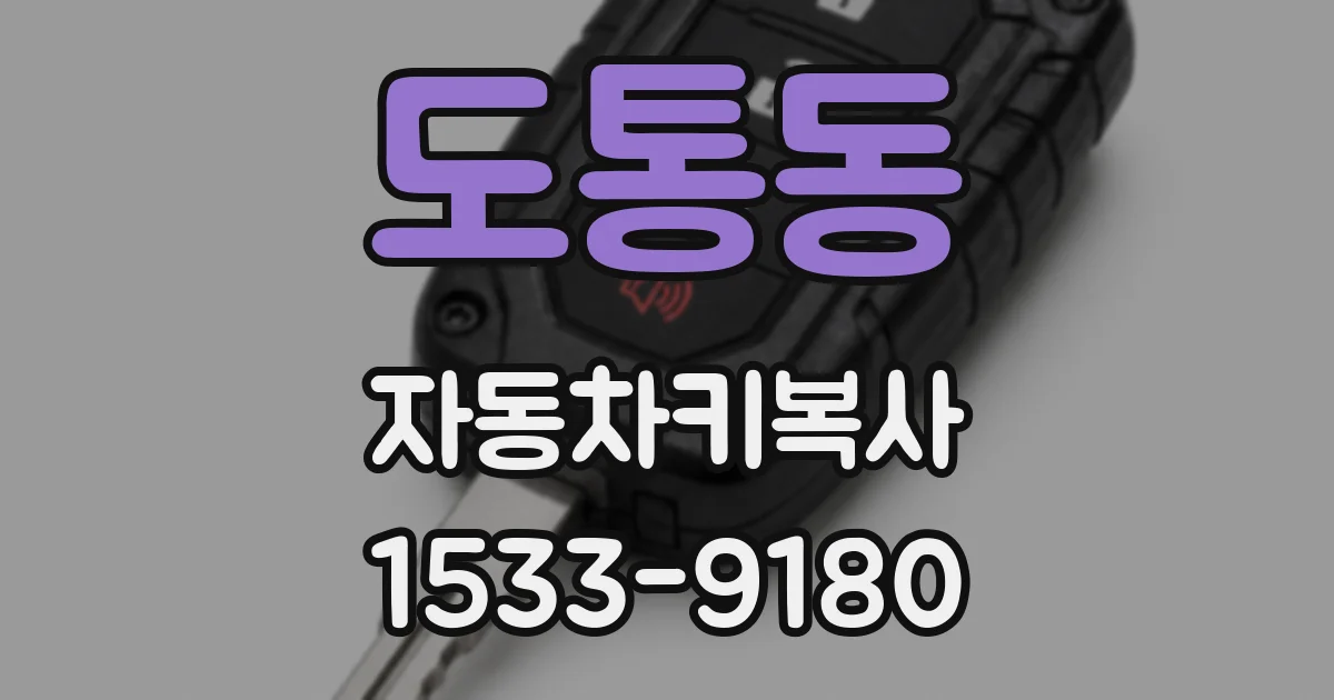 도통동 자동차키복사