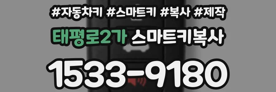 태평로2가 스마트키복사