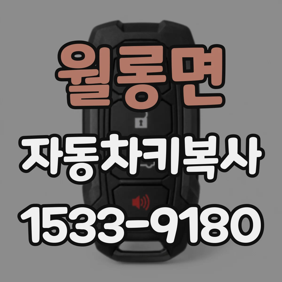 월롱면 자동차키복사