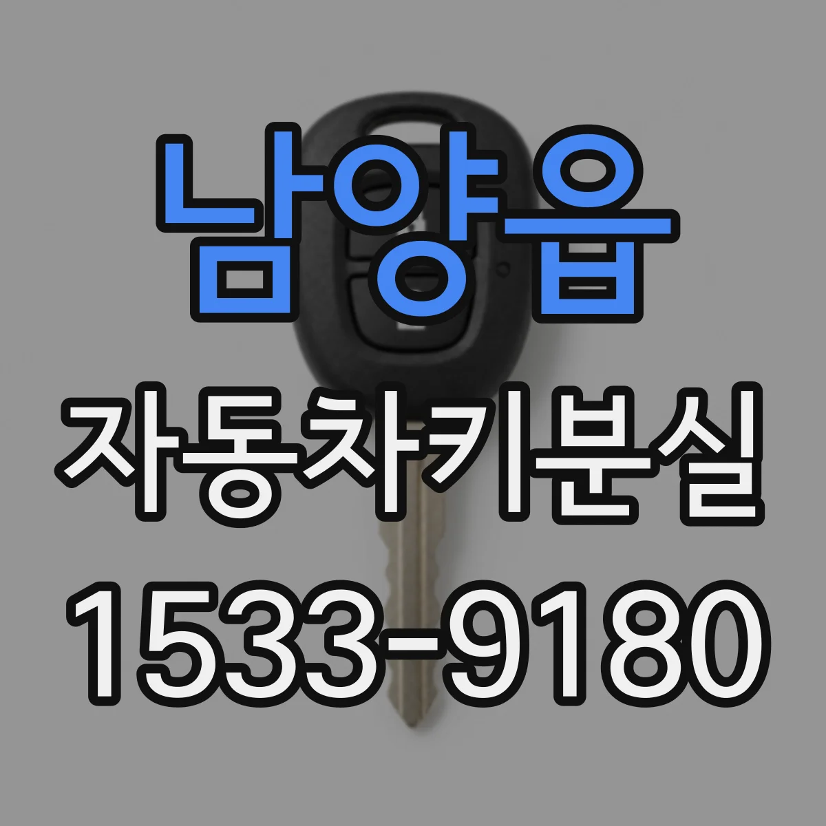 남양읍 자동차키분실