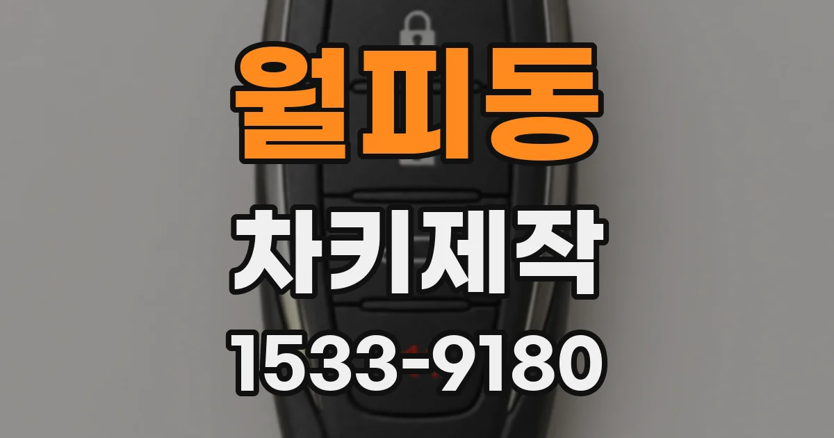월피동 차키제작
