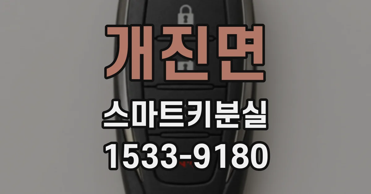 개진면 스마트키분실