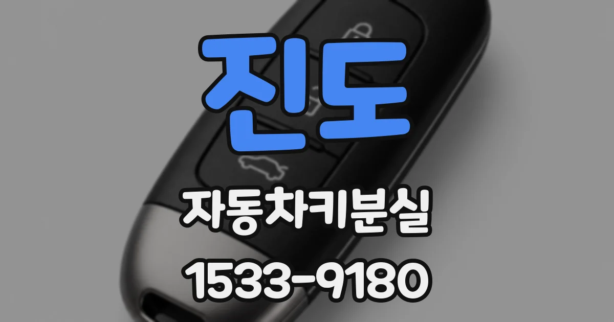 진도 자동차키분실