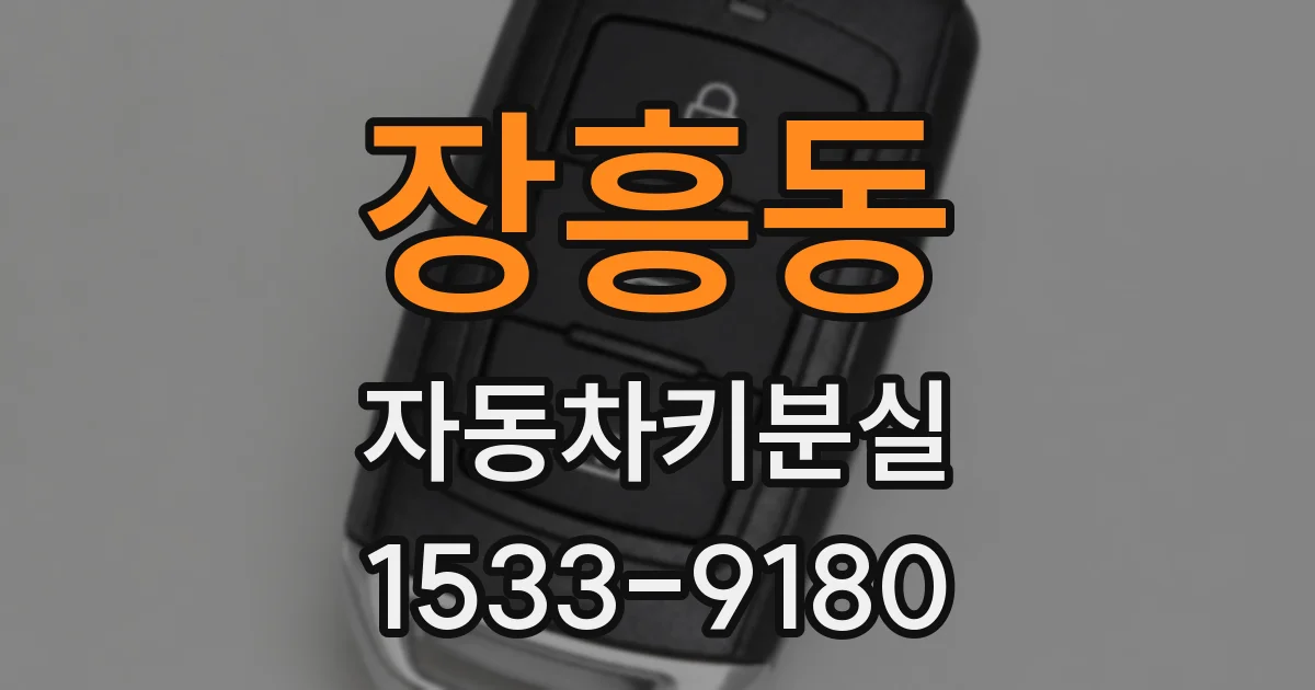 장흥동 자동차키분실