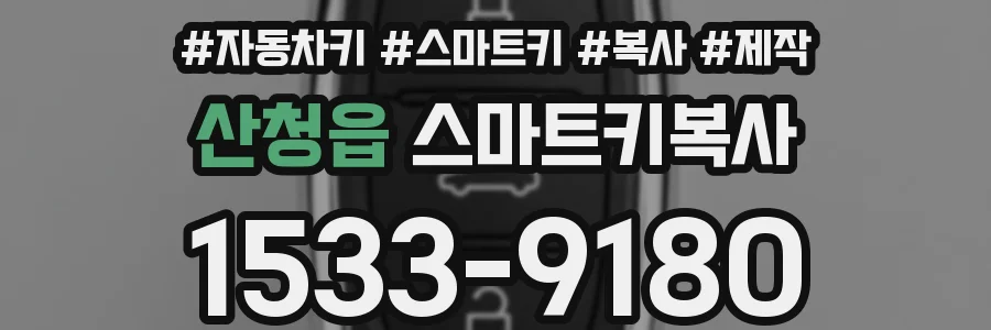 산청읍 스마트키복사