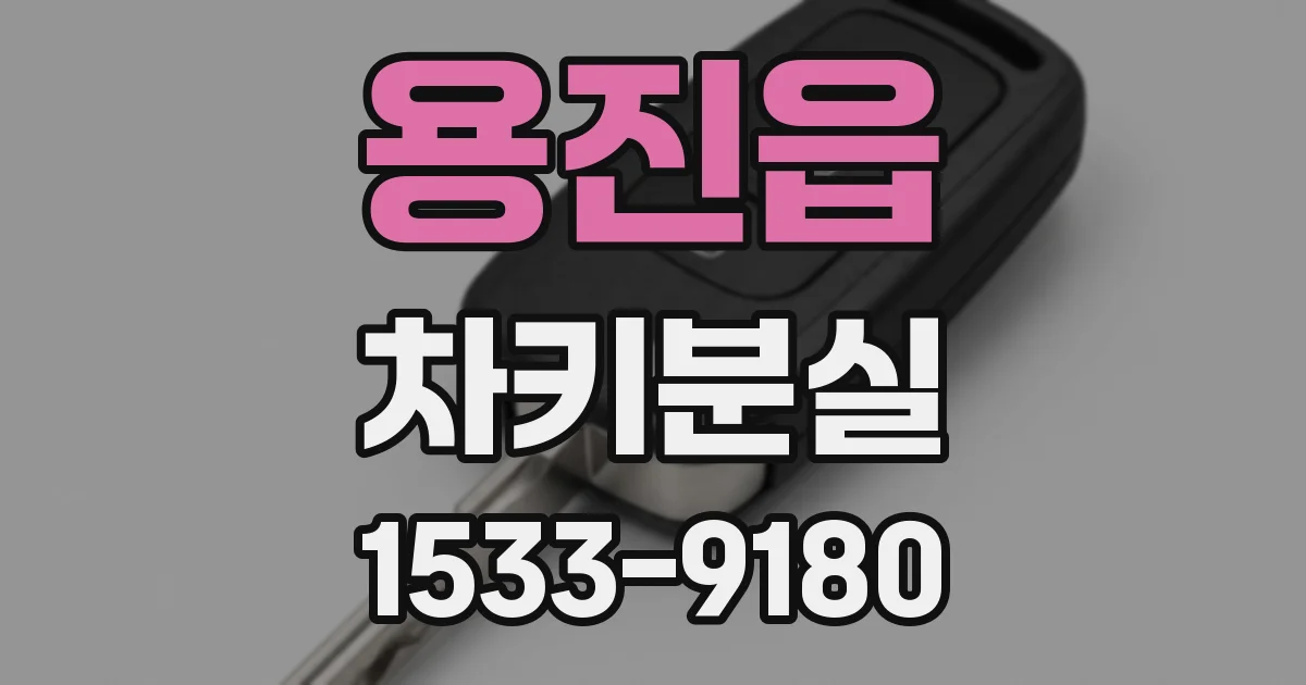 용진읍 차키분실