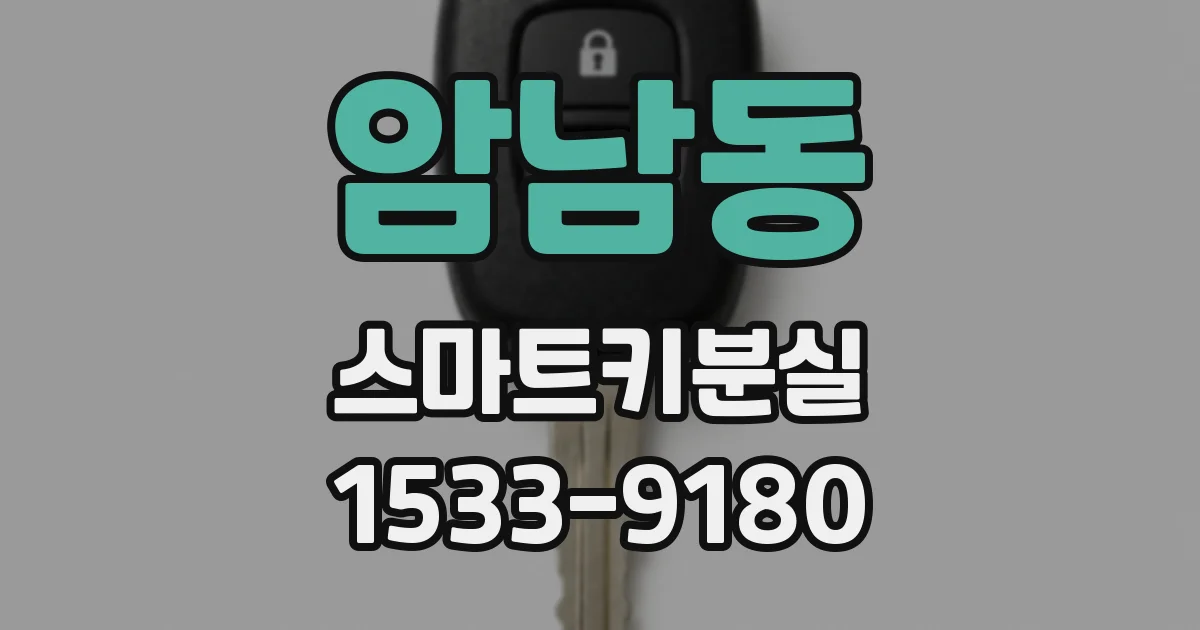 암남동 스마트키분실