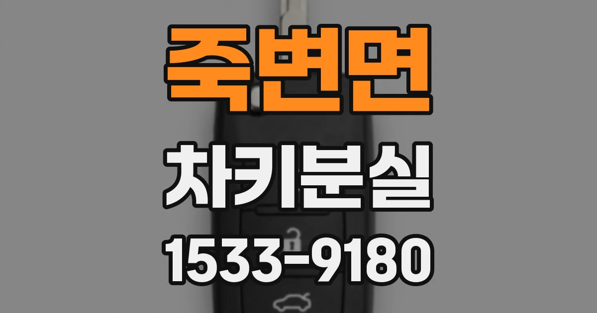죽변면 차키분실