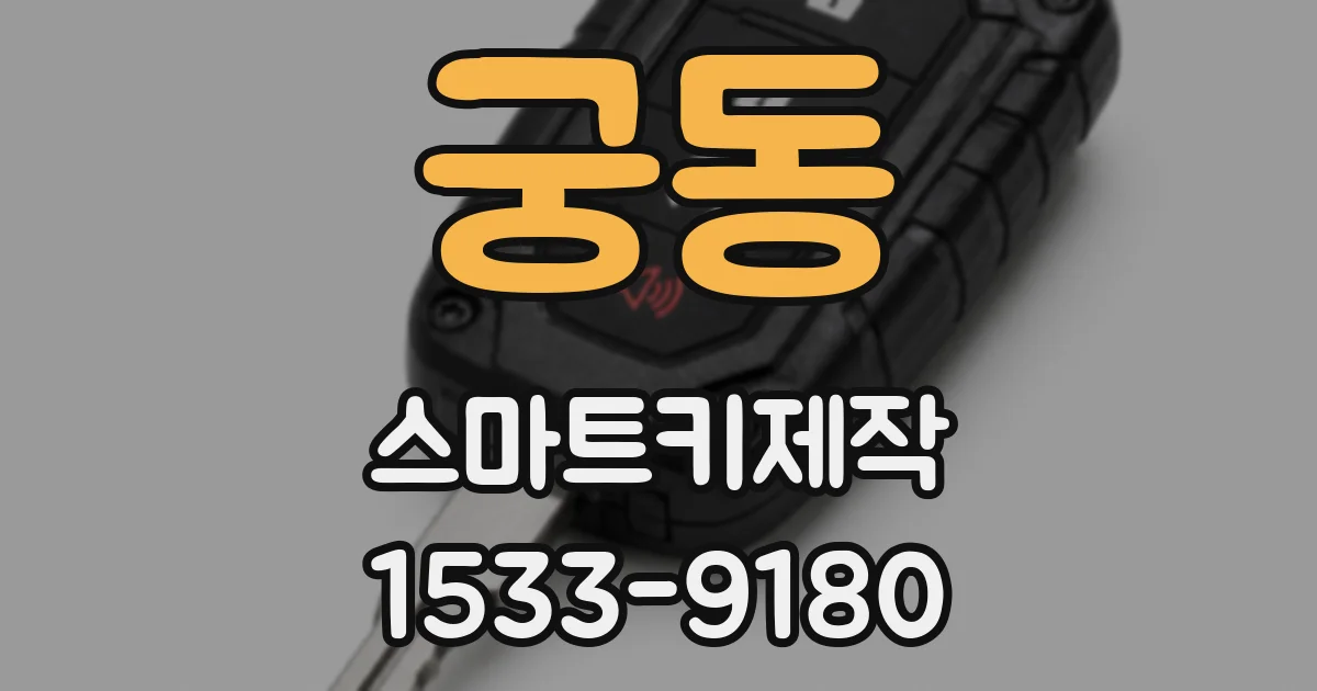 궁동 스마트키제작
