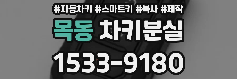 목동 차키분실