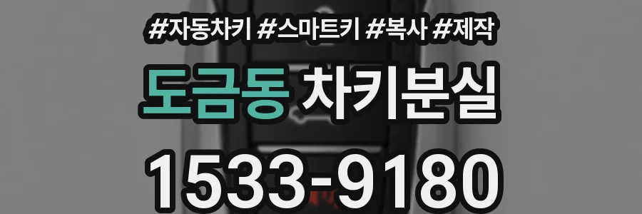 도금동 차키분실