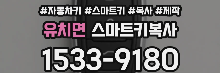 유치면 스마트키복사
