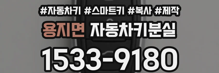 용지면 자동차키분실