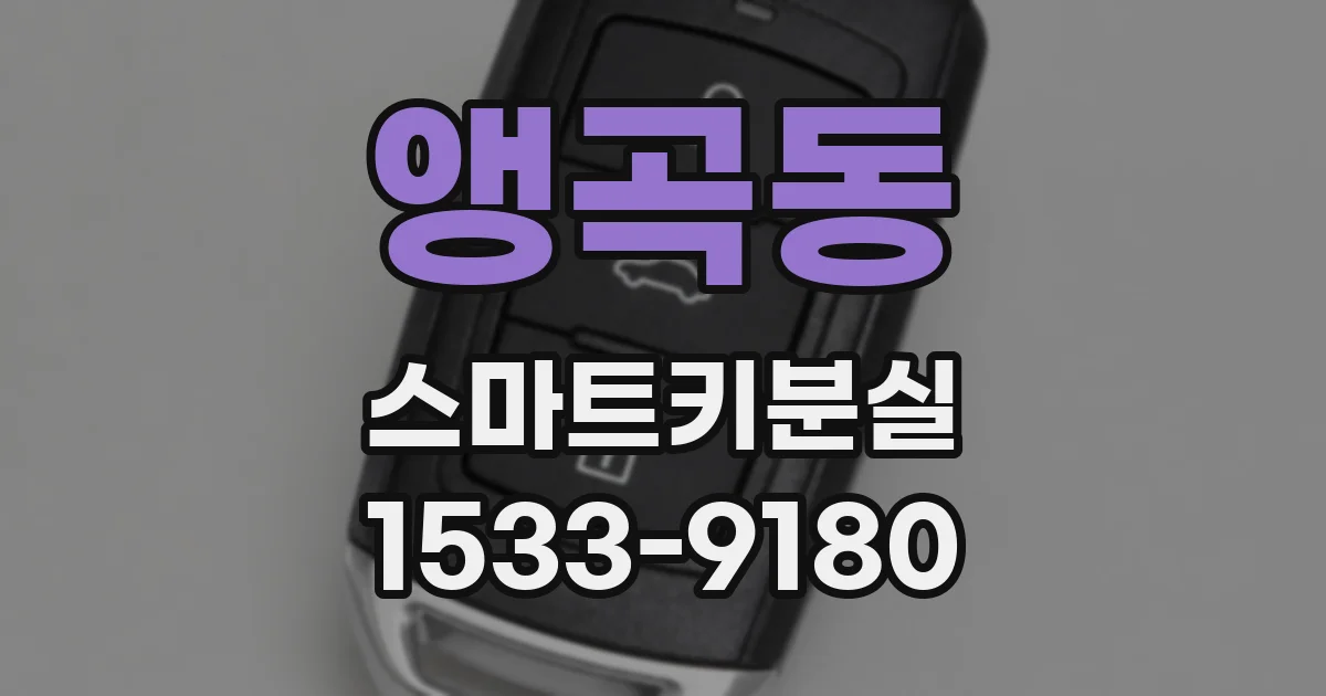 앵곡동 스마트키분실