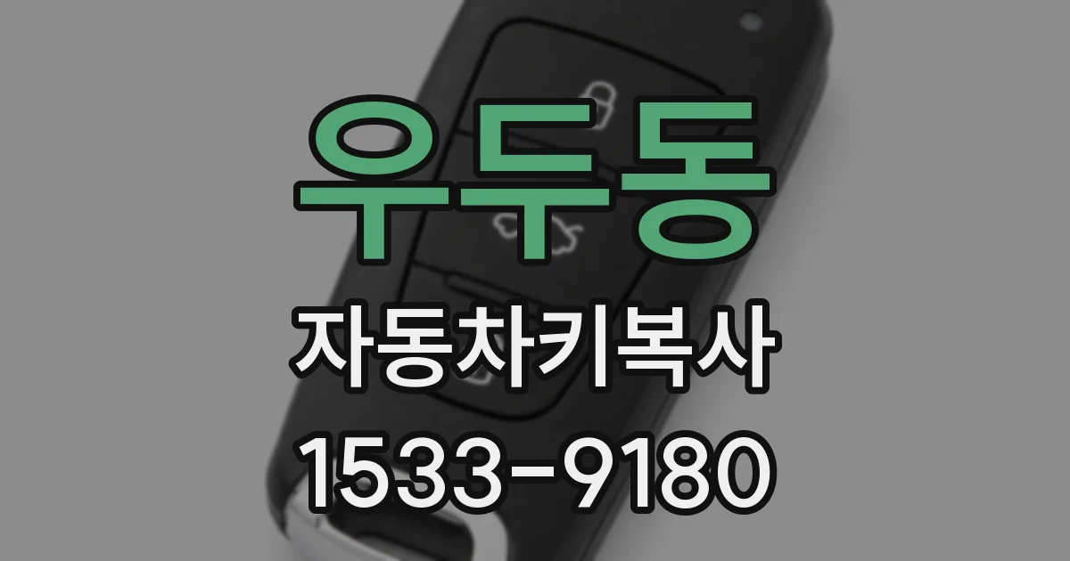 우두동 자동차키복사