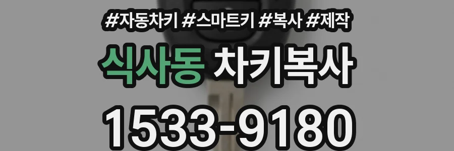 식사동 차키복사