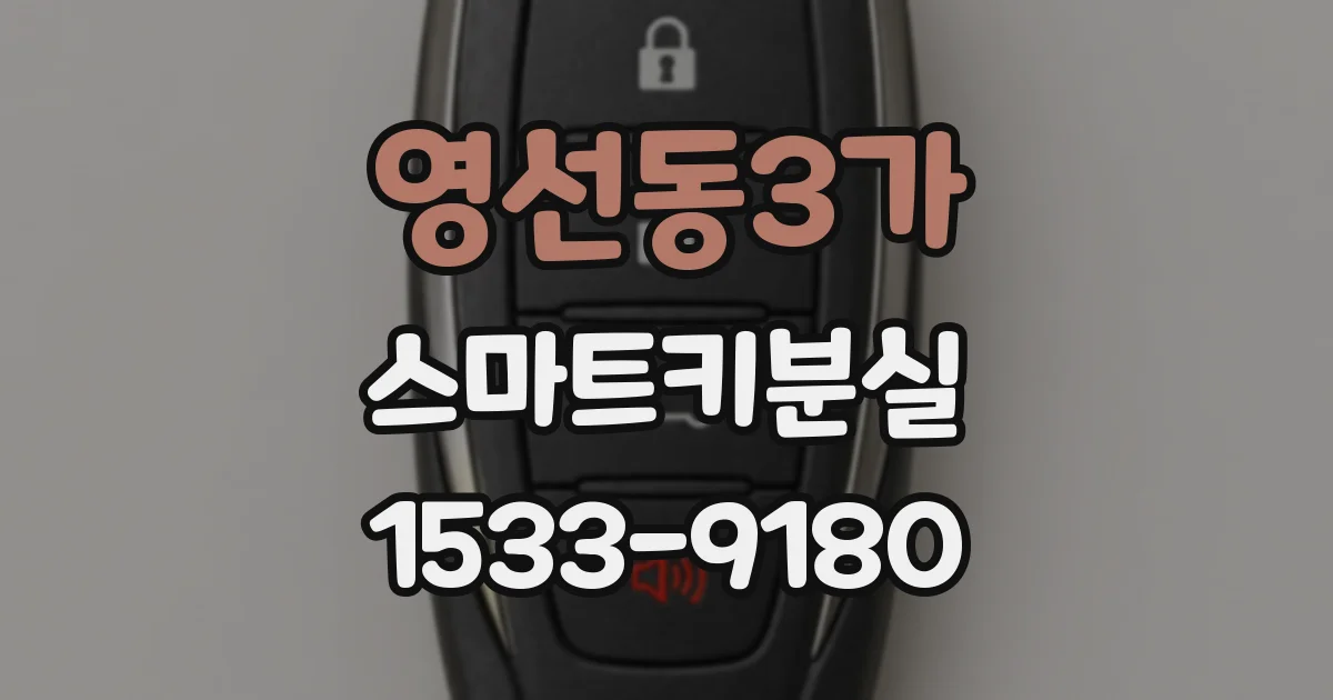 영선동3가 스마트키분실