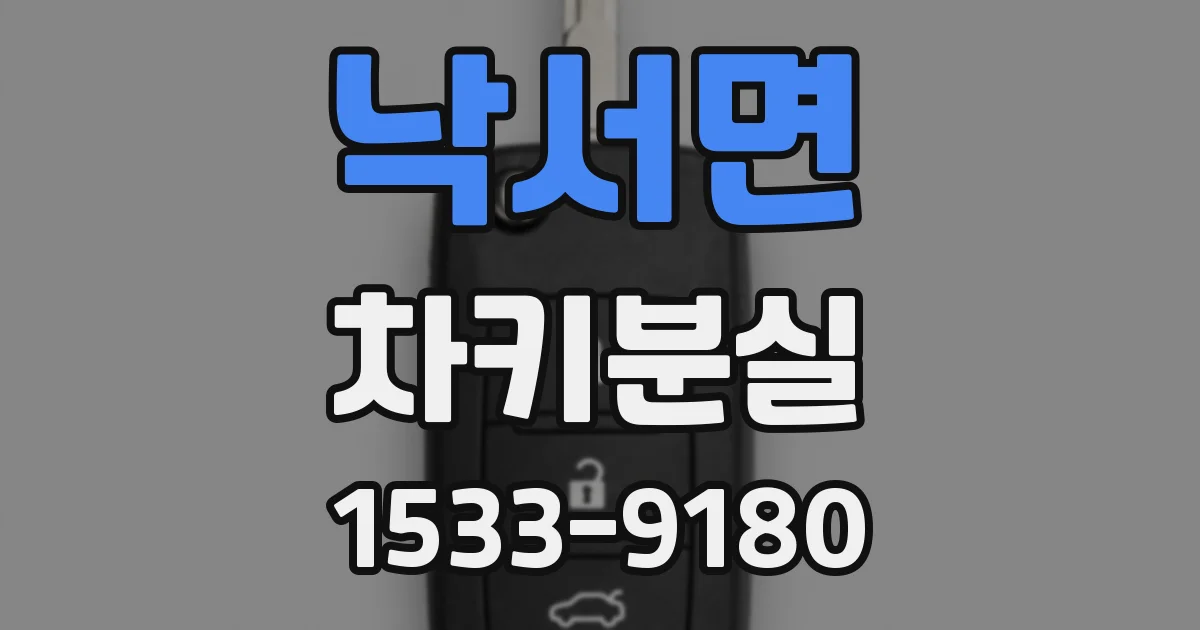 낙서면 차키분실