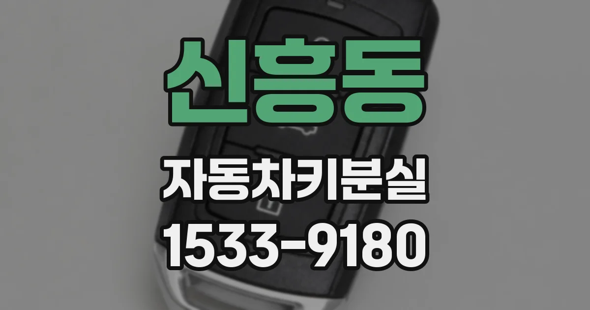 신흥동 자동차키분실