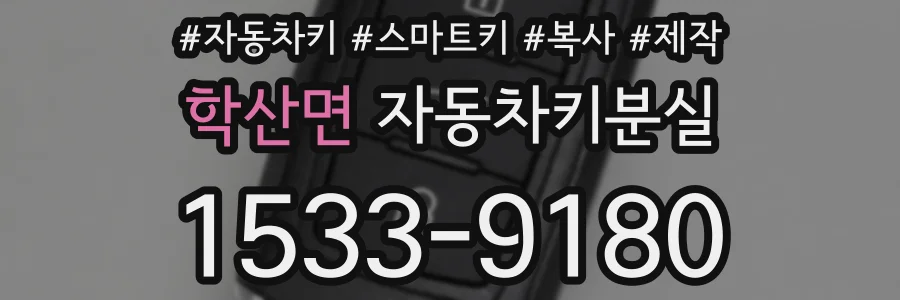 학산면 자동차키분실