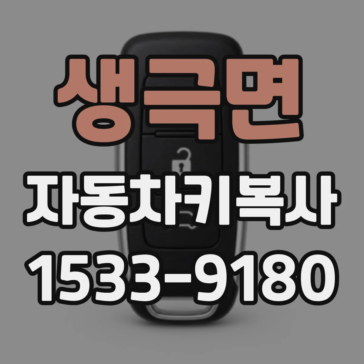 생극면 자동차키복사