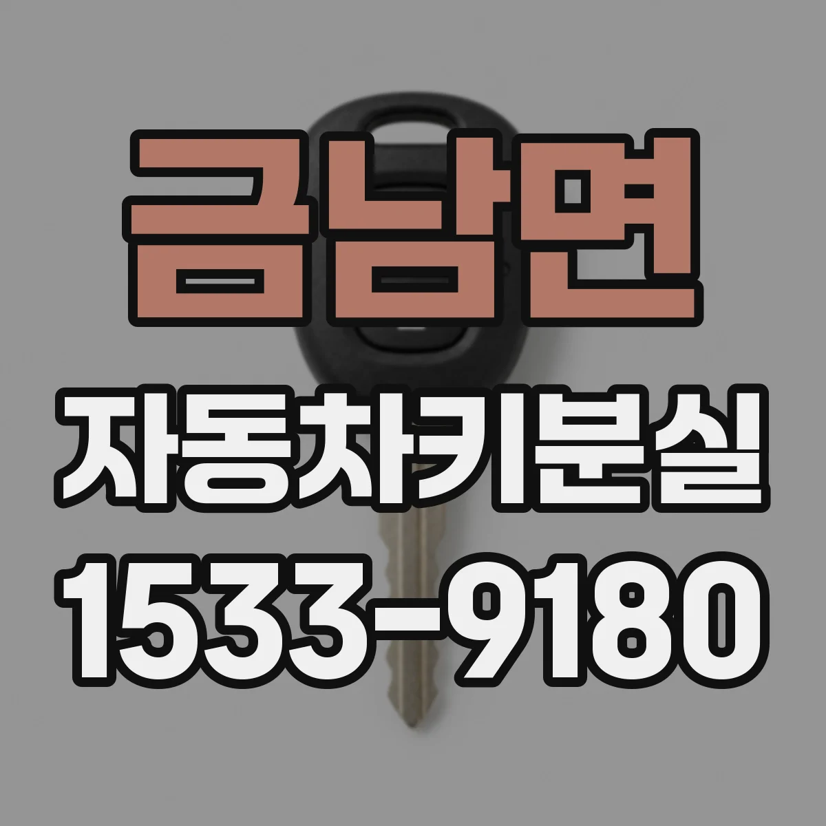 금남면 자동차키분실