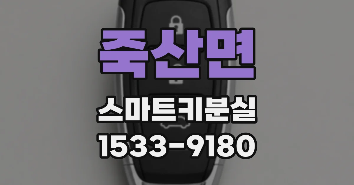 죽산면 스마트키분실