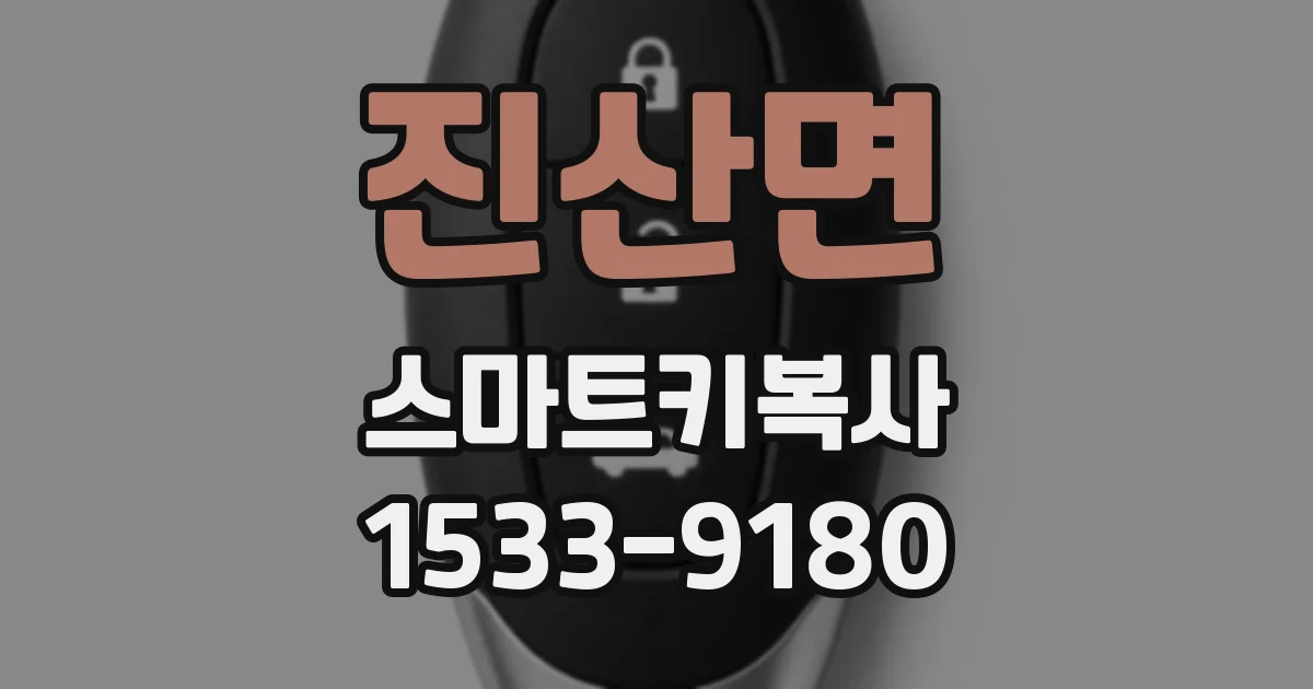 진산면 스마트키복사