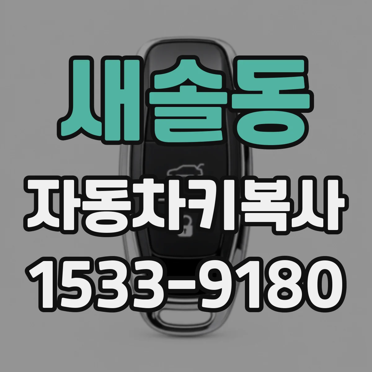 새솔동 자동차키복사