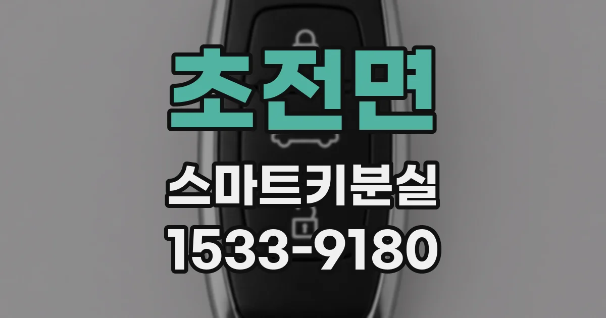 초전면 스마트키분실