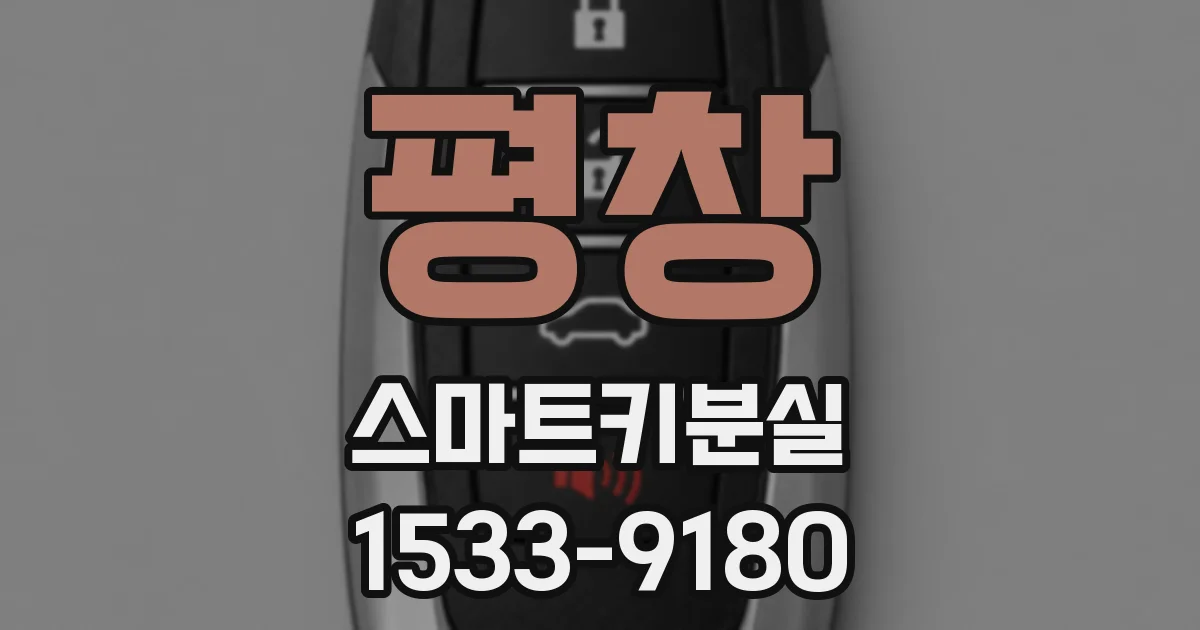 평창 스마트키분실