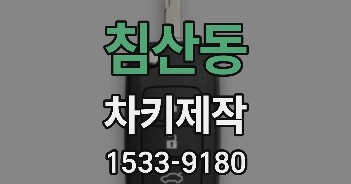 침산동 차키제작