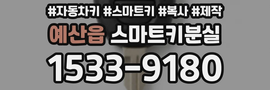 예산읍 스마트키분실