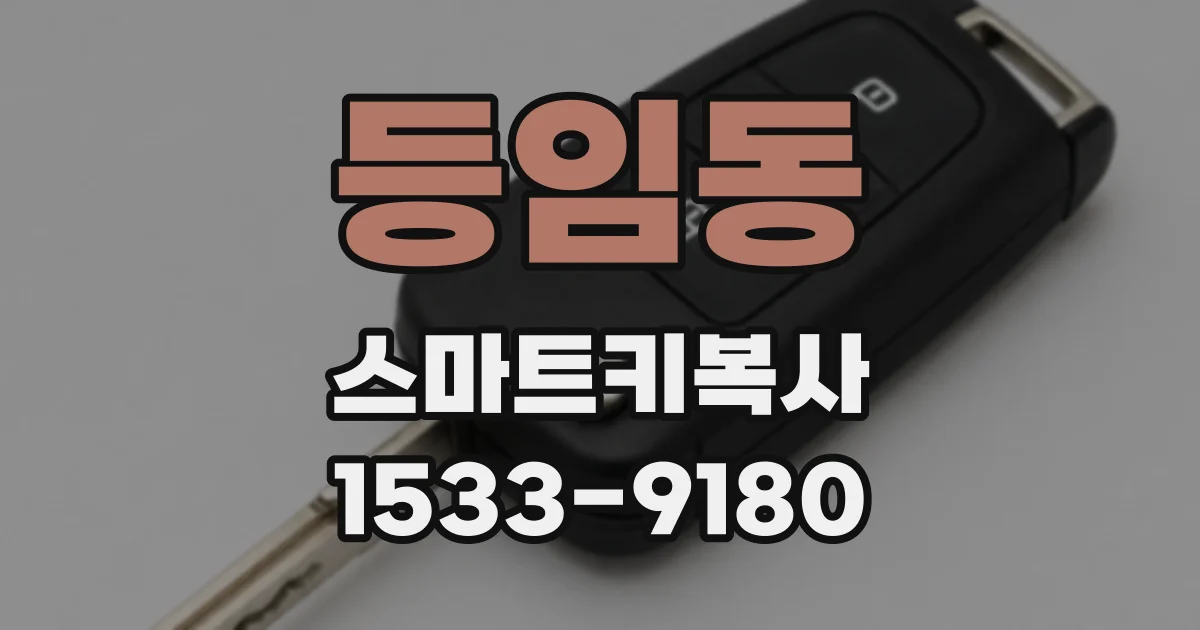 등임동 스마트키복사