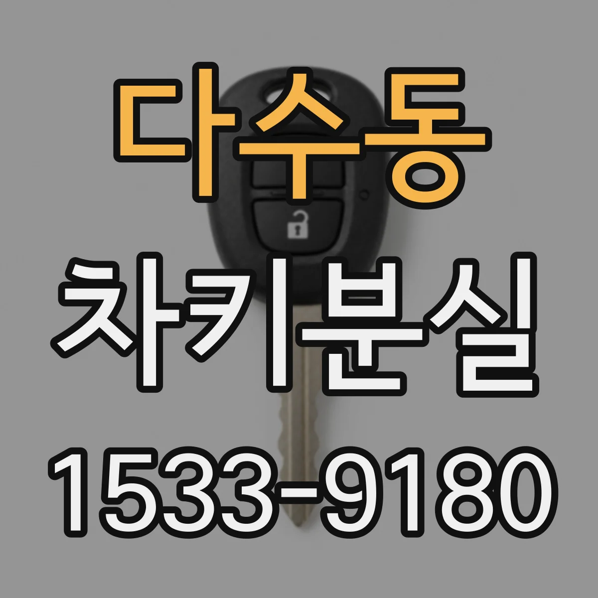다수동 차키분실