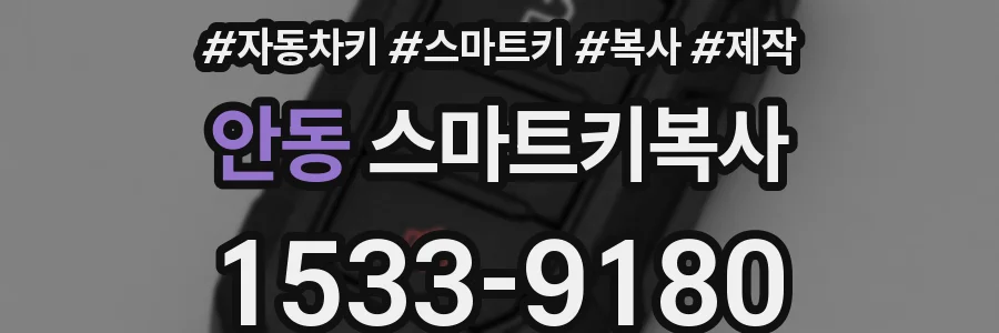 안동 스마트키복사