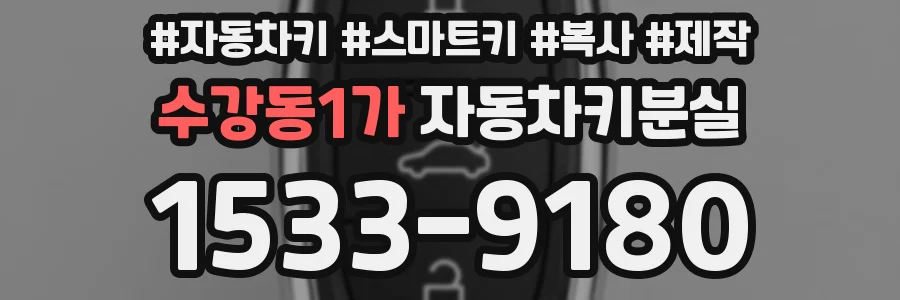 수강동1가 자동차키분실