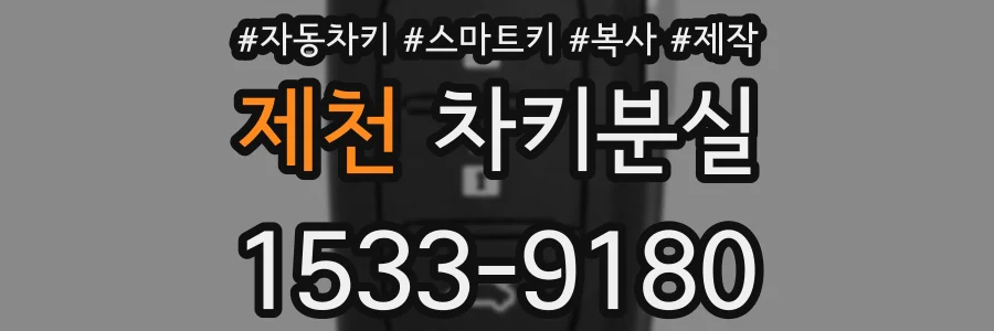 제천 차키분실