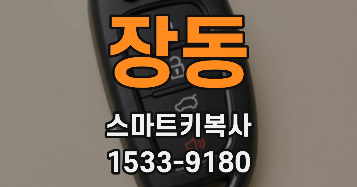 장동 스마트키복사